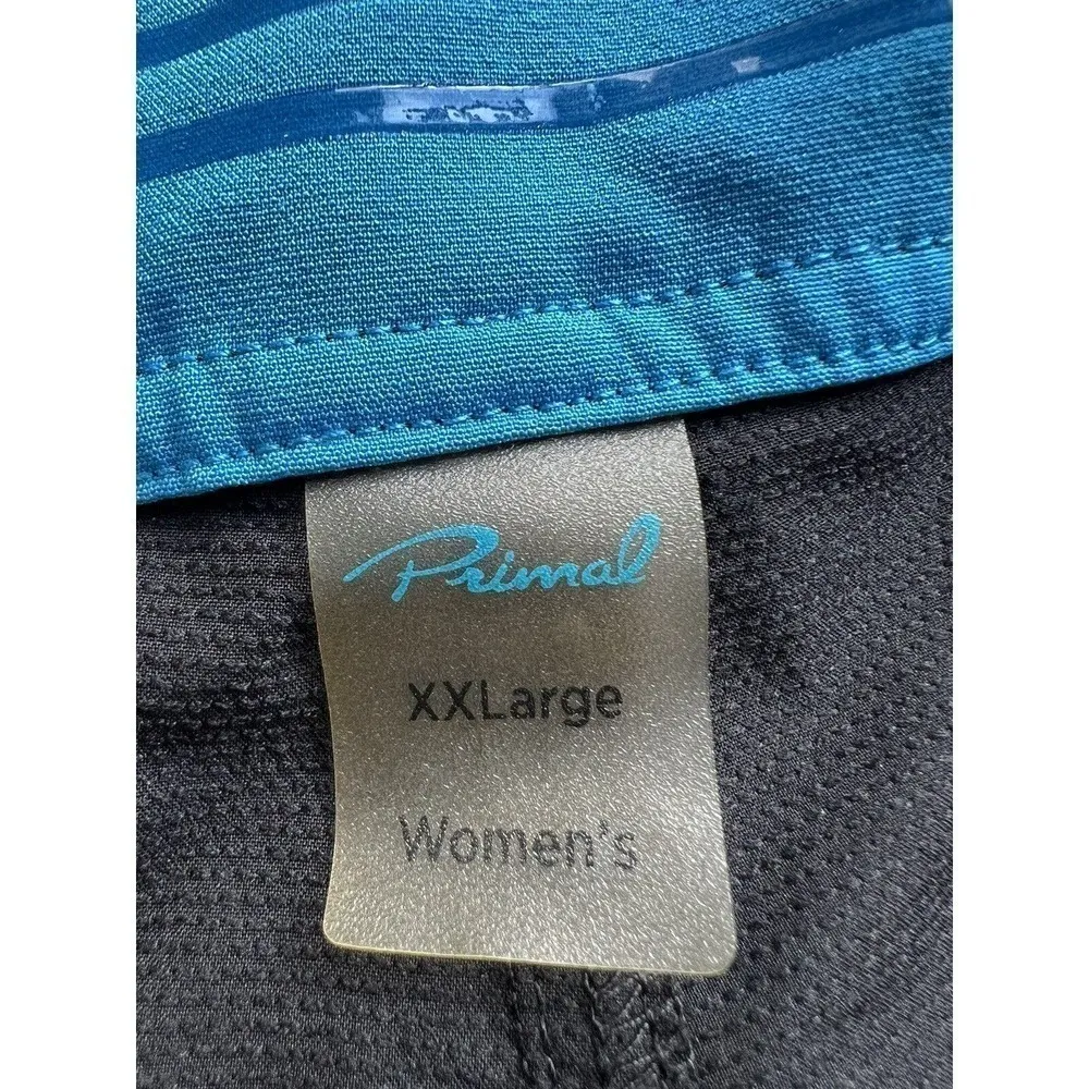 Primal Cycling Apparel Shorts Women’s Size XXL Black‎ And Blue Sports Black - Image 6