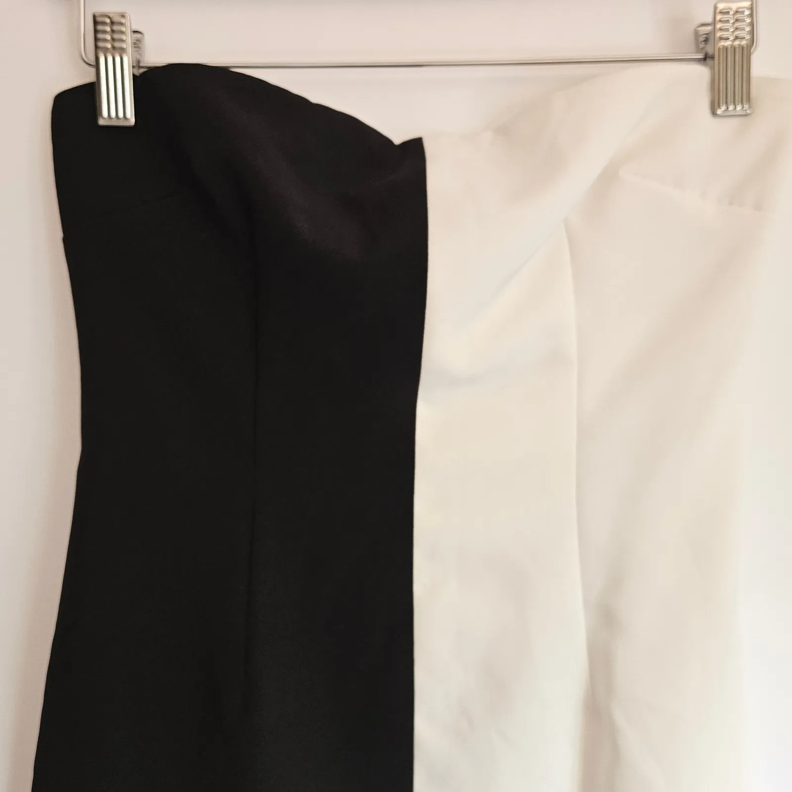 Lovers and Friends Naomi Mini Dress Strapless Black/White‎ Size XS $188 - Image 6