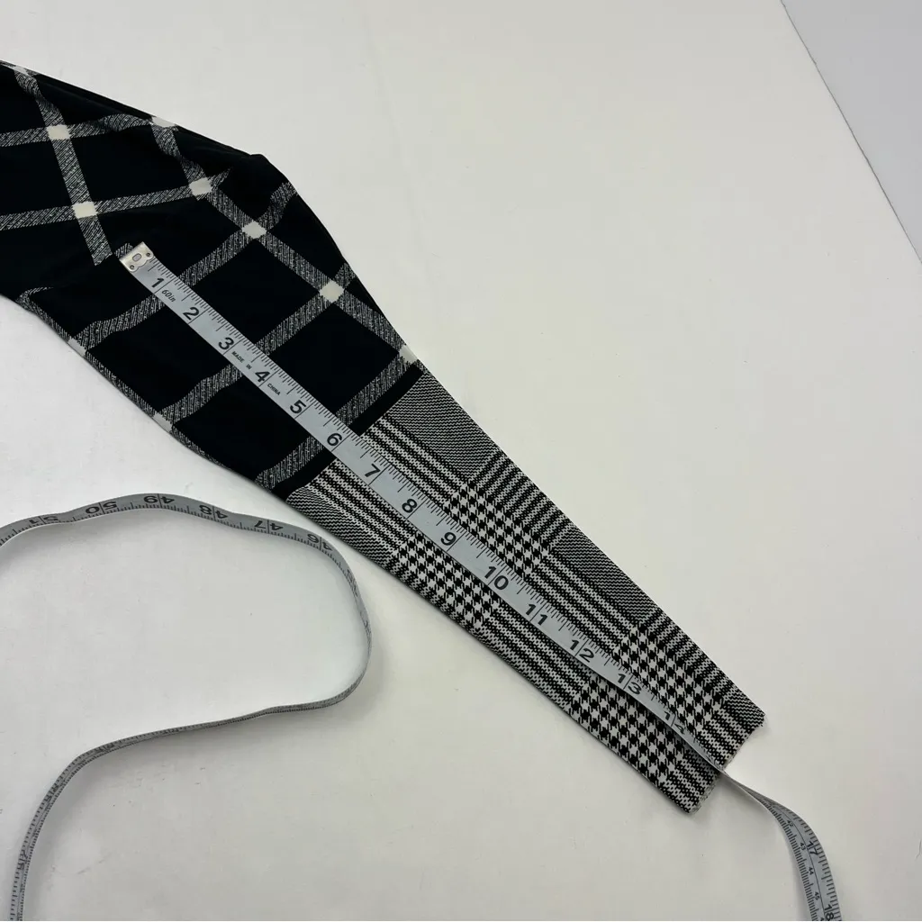 Norma Kamali Shruggie Shrug Plaid Combo Black White Long Sleeve Womens‎ XS NEW - Image 8