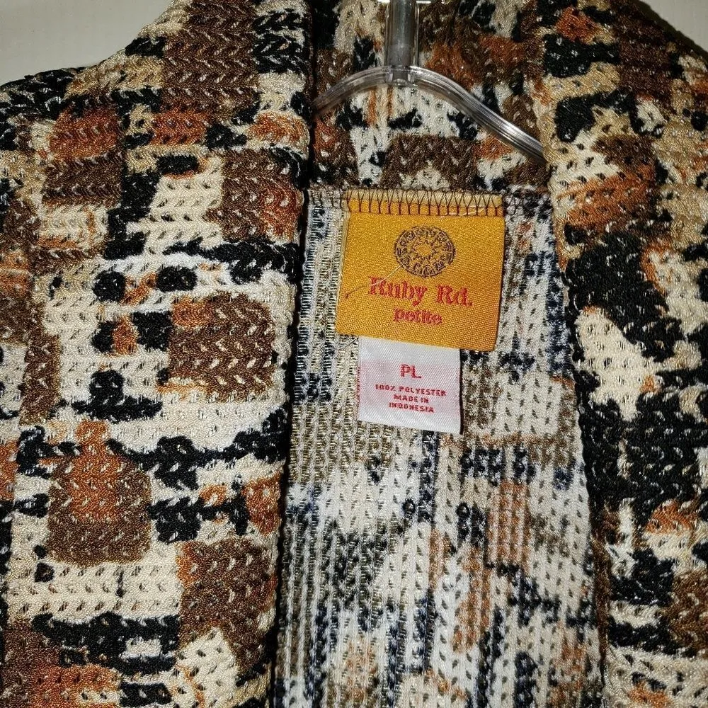 Ruby Rd. Jacket Brown Size undefined - Image 3