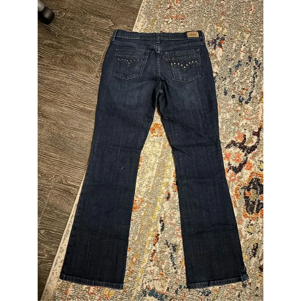 NEW Dark Wash Levi's 515 Boot Cut Jeans 8/30.5” inseam - Image 2