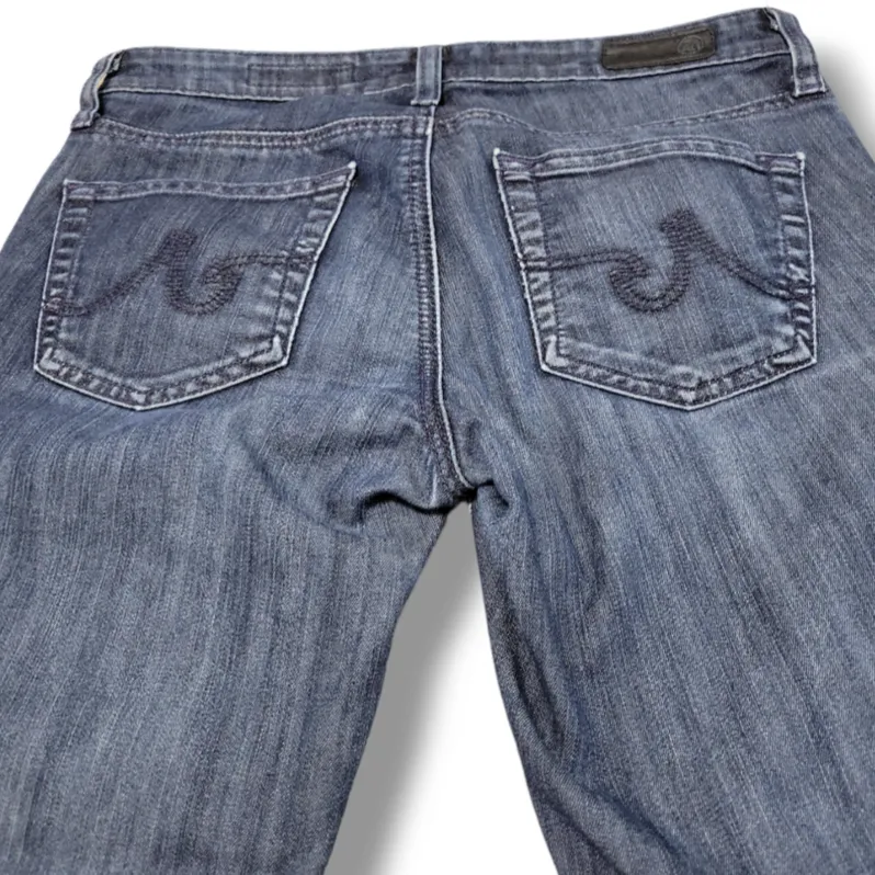 Adriano Goldschmied The Legging Crop Super Skinny Crop Jeans Size 27R 28x24 Blue  - Image 5