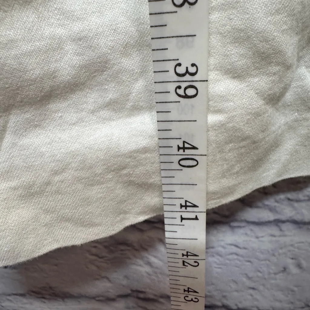 NWT Madewell Embroidered-Sleeve Popover Midi Dress cream color‎ women size small - Image 5