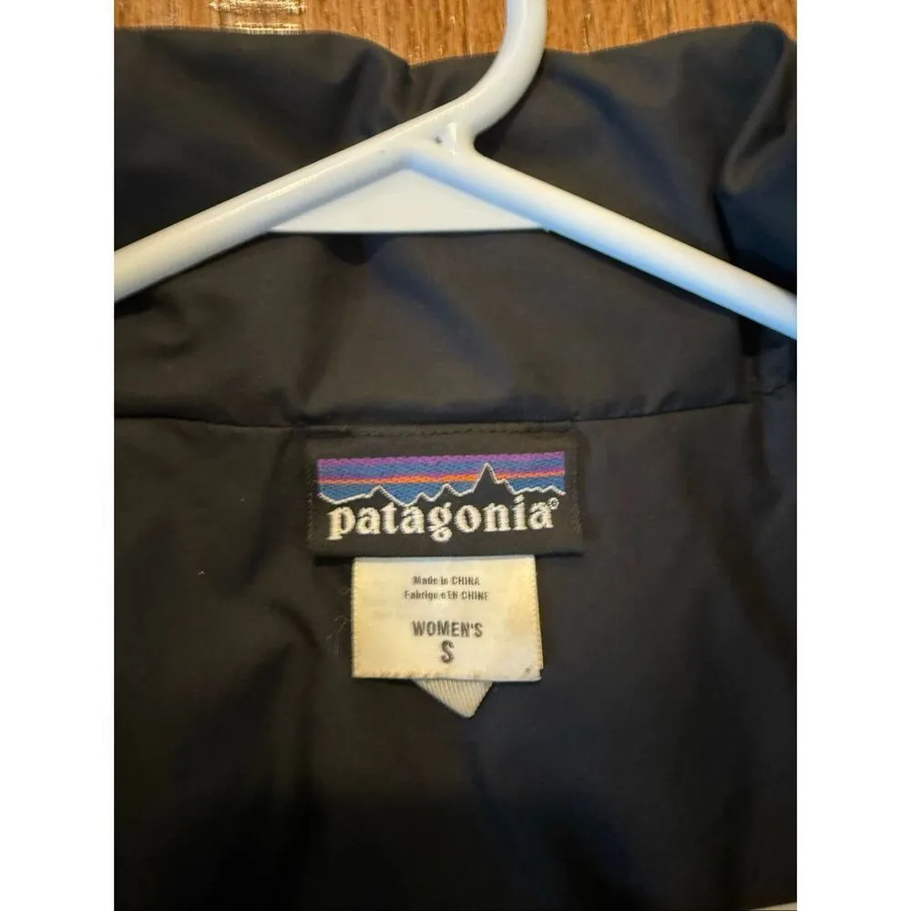 Patagonia black winter rays down fill puffer jacket small - Image 5