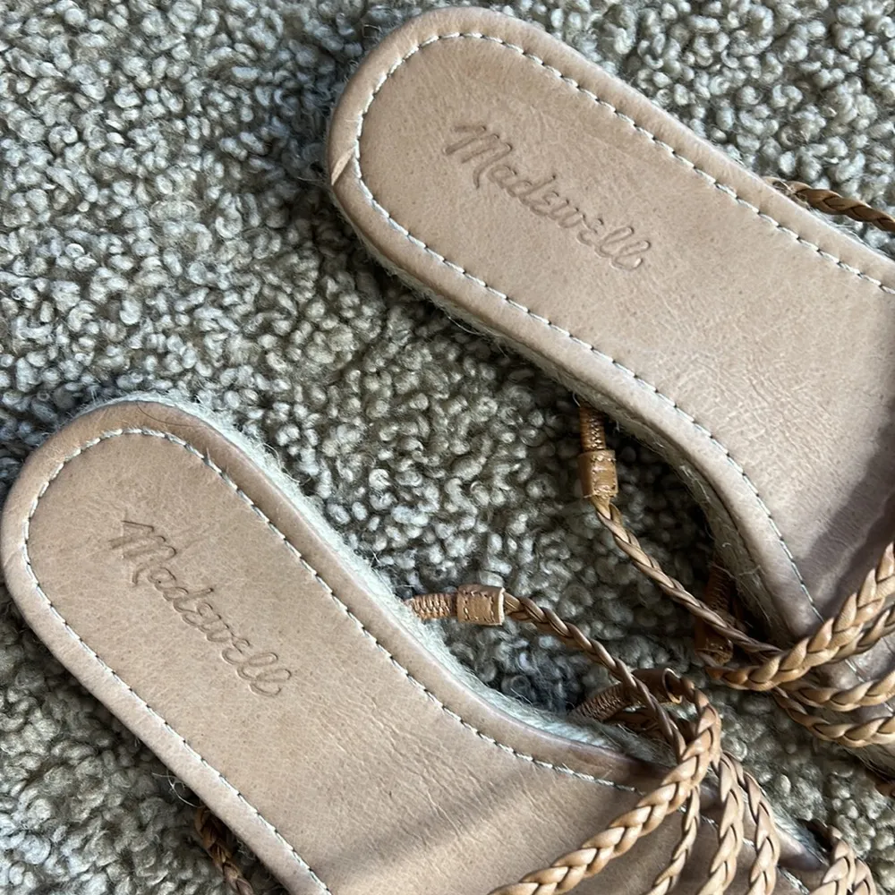 Madewell • strappy braided espadrille sandals - Image 32