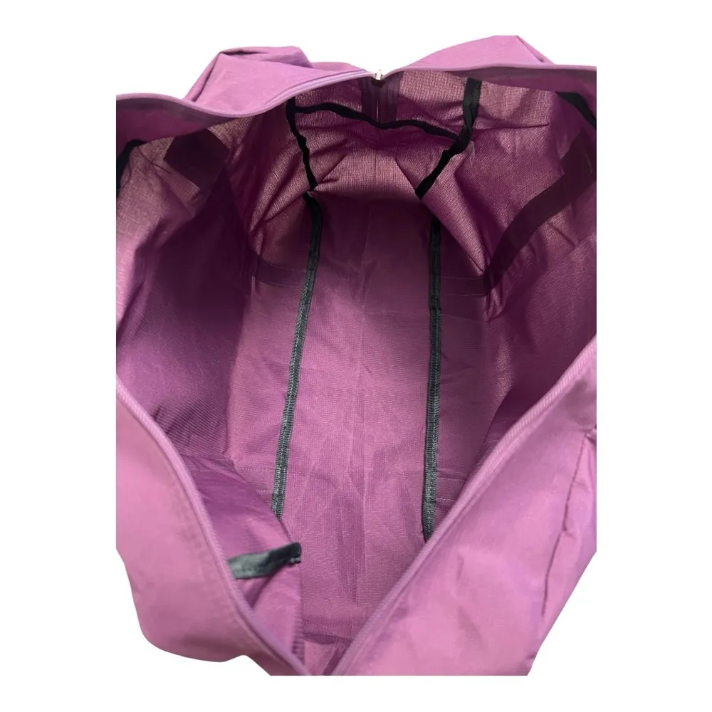 Narwey 3112 Foldable Duffel Bag Tote with Shoulder Strap Purple - Image 6