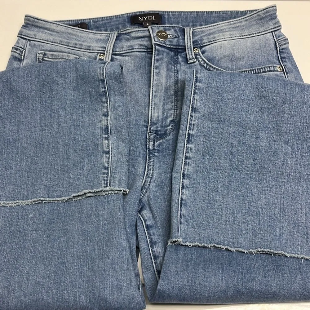 NYDJ Light Blue Cool Embrace Slim Bootcut 5-Pocket Jeans- Sz  4** read below - Image 9