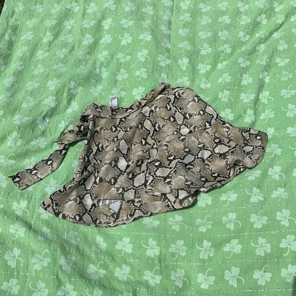 Zara Brown & Black Skorts with Belt Size M - Image 6