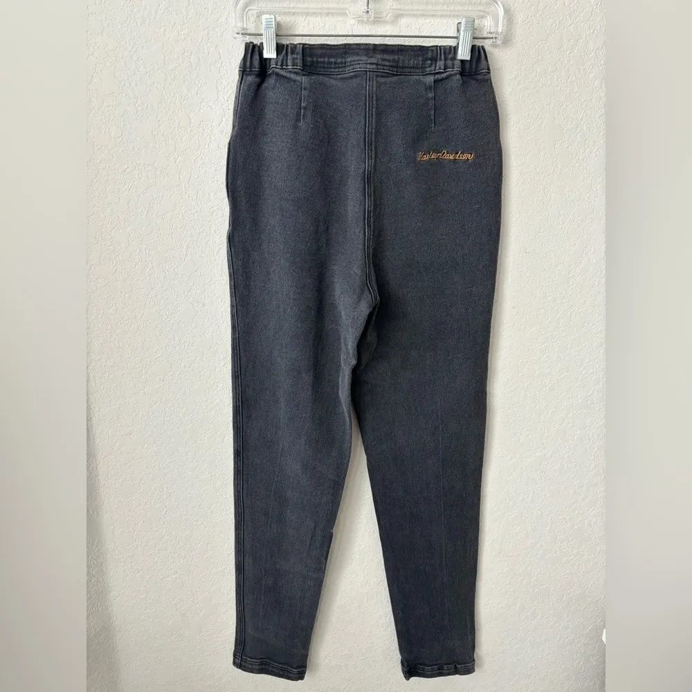 Harley Davidson Embroidered Skinny Jeans size 2 - Image 5