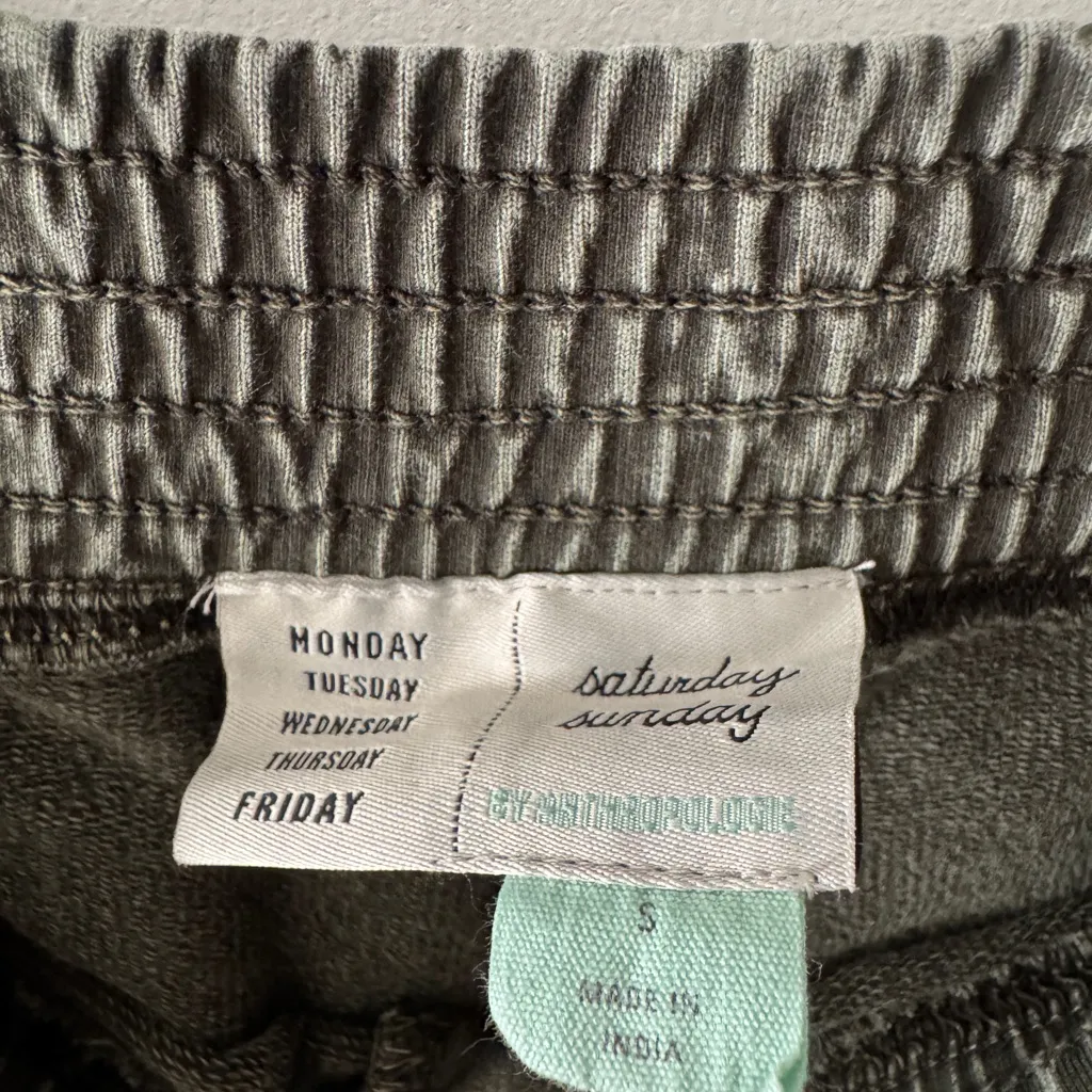 Anthropologie Saturday Sunday Theo Utility Joggers Pants Army Green - Image 7