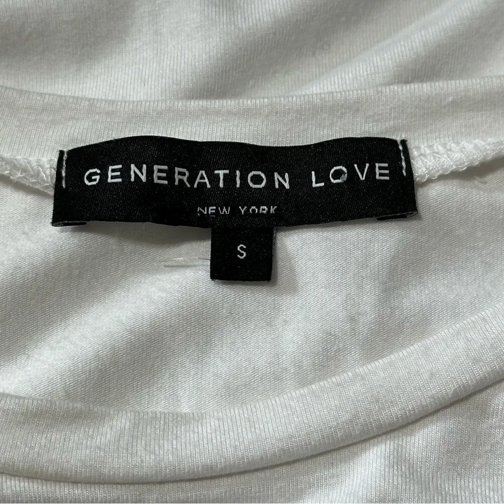 Generation Love Women’s S White Hillary Lace Puff Sleeve Tee Shirt T-Shirt Top - Image 6