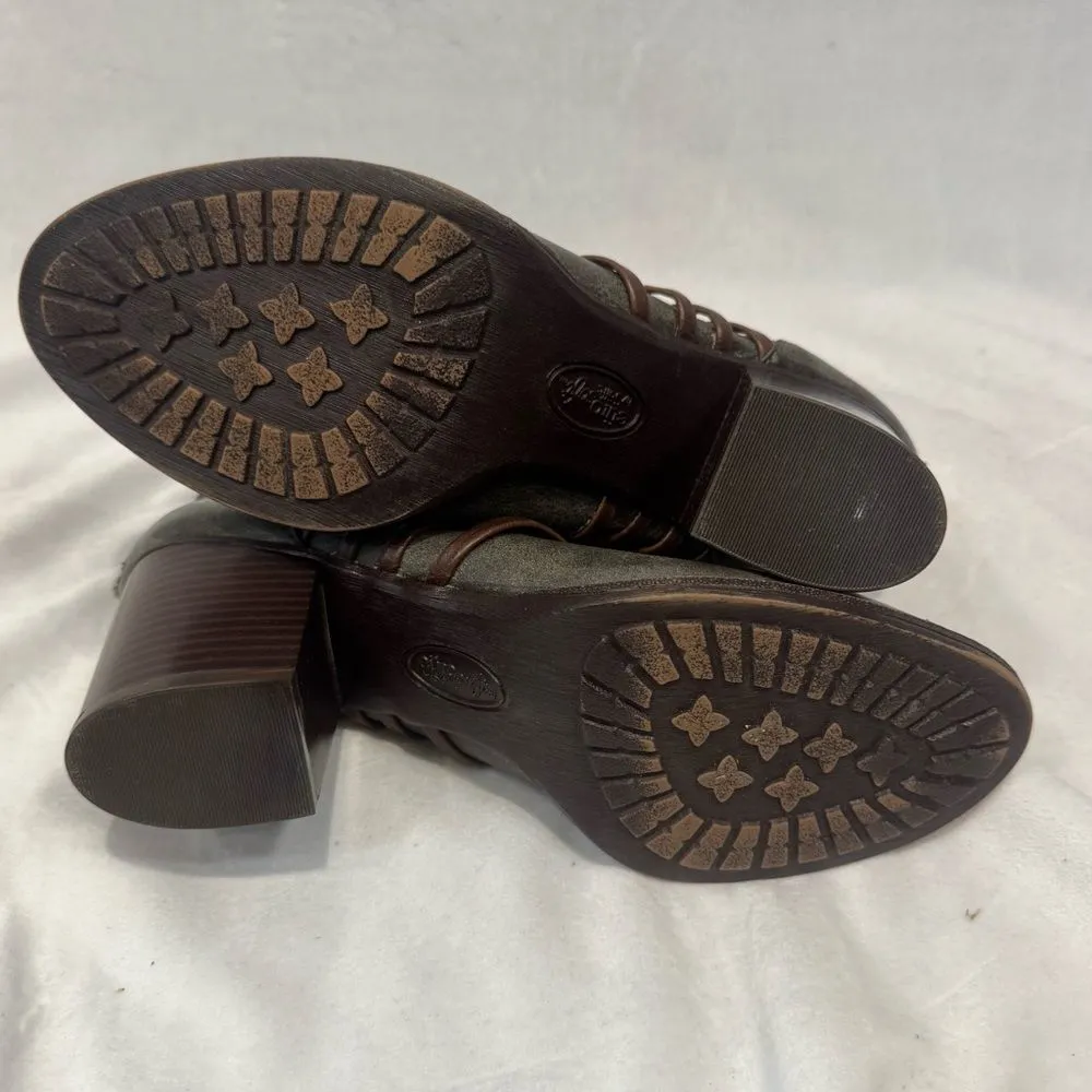 Eurosoft by Sofft gray and coffee brown round toe western boot size 6 NWOB - Image 7