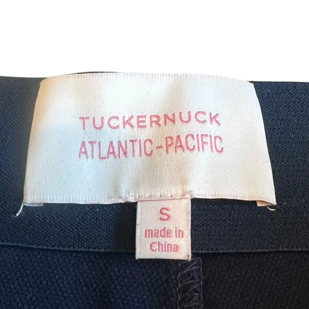 Tuckernuck Atlantic-Pacific Penny Kick Flare Pants Navy Blue Pointe Size Small - Image 7