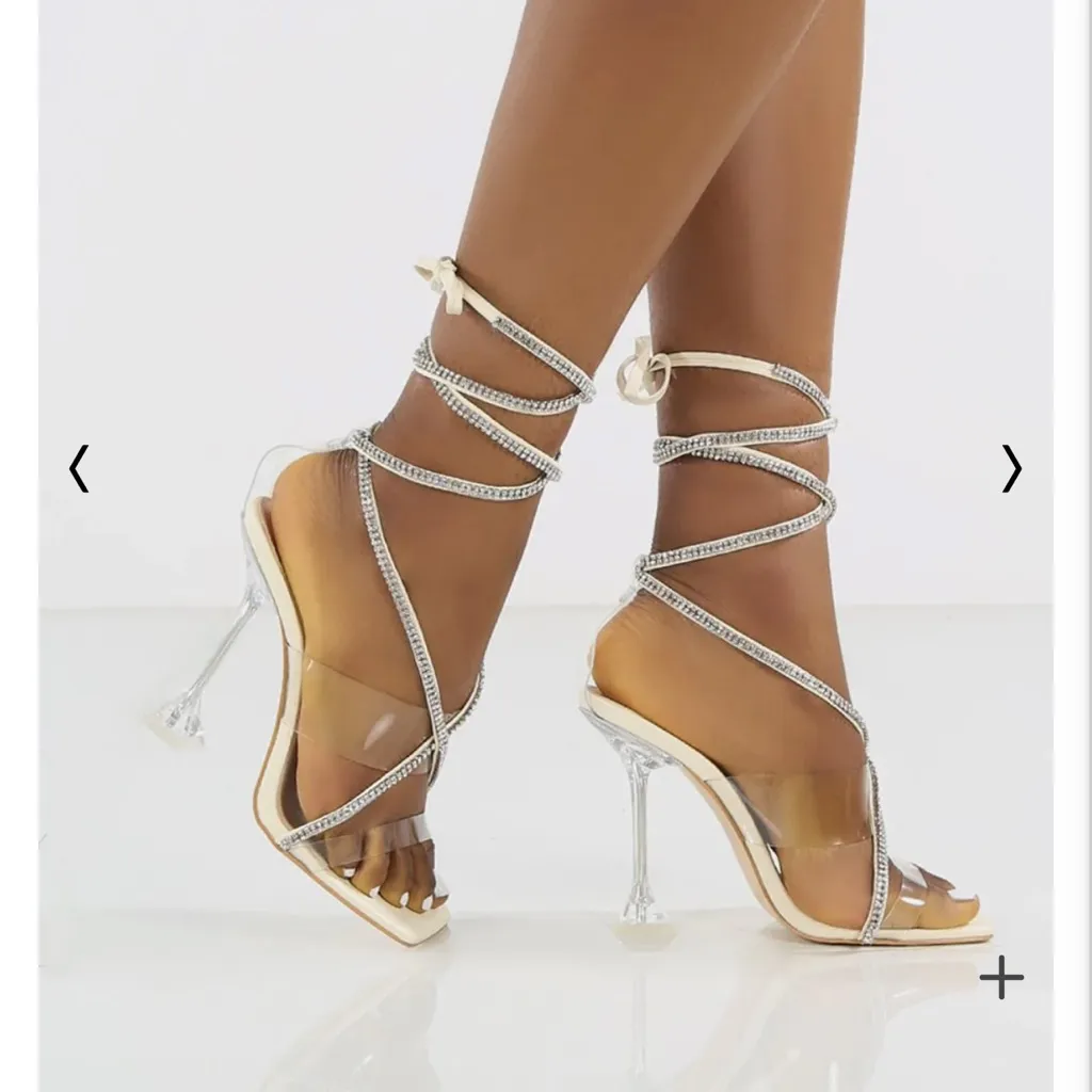 MOVING SALE NIB Public Desire Kim rhinestone heel - Image 2