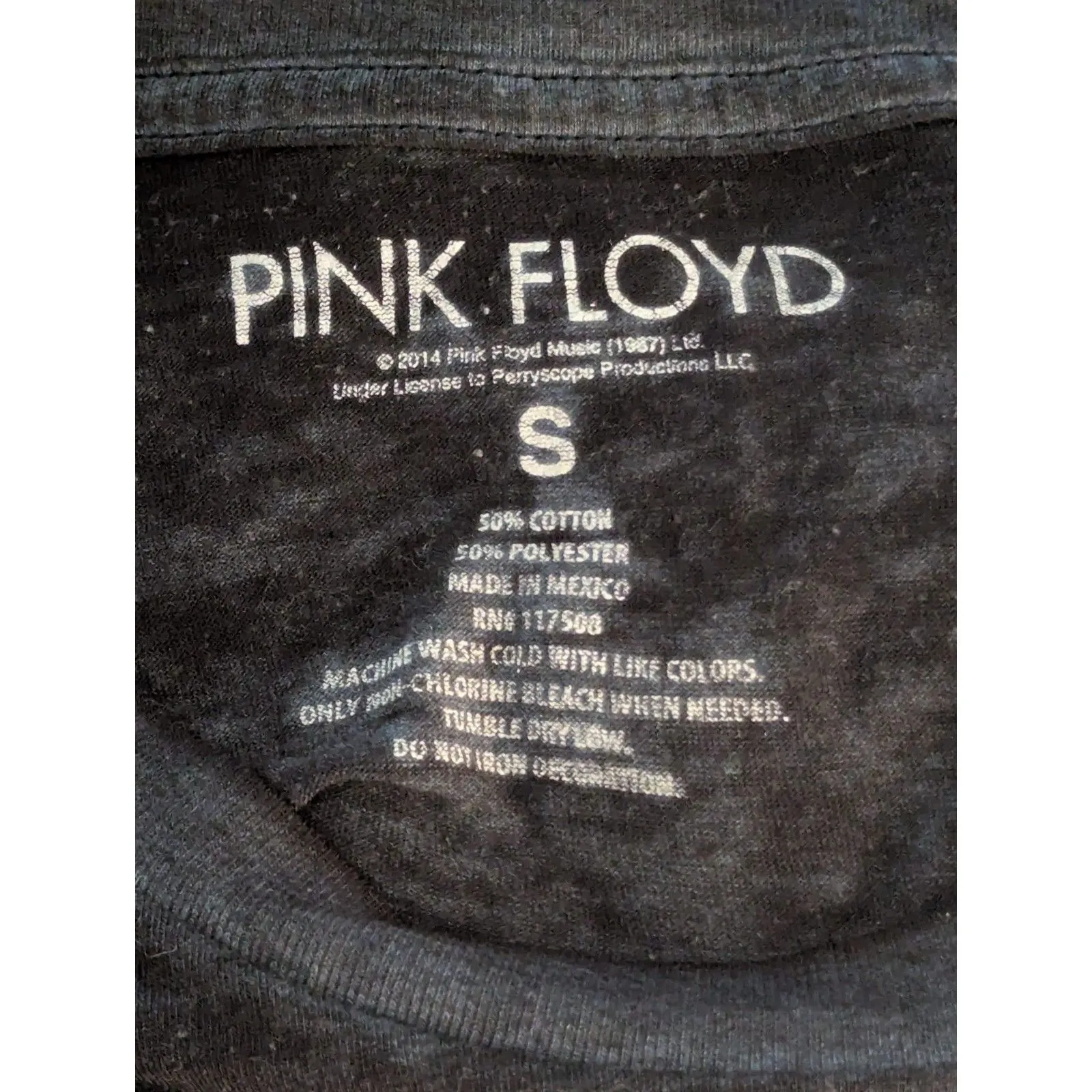 Pink Floyd Dark Side of the Moon T-Shirt Black Small S Prism Graphic Band Tee - Image 3