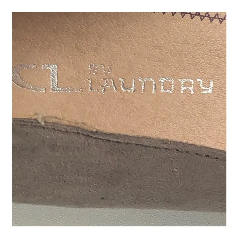 Chinese Laundry Anete Taupe Fringe Block Heel Pumps Size 6.5 Suede Boho Chic - Image 13