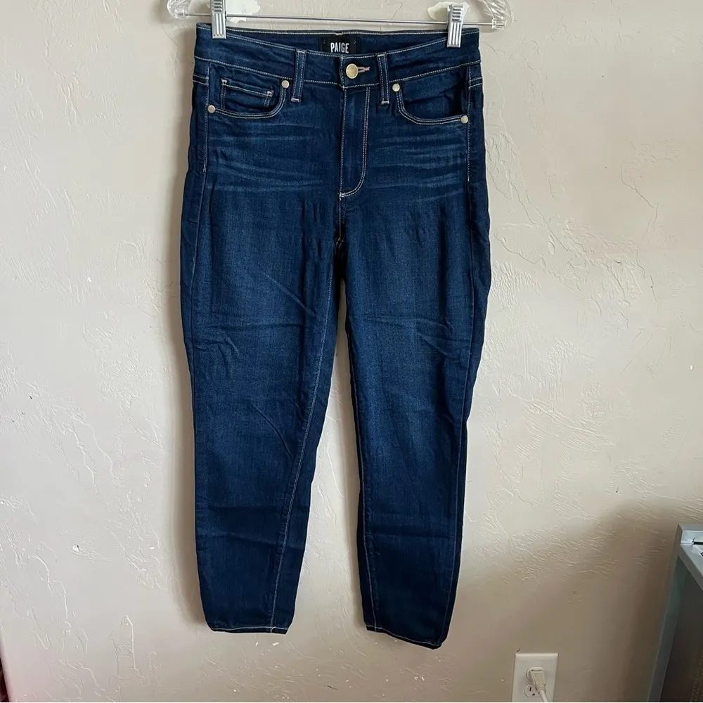 Paige Hoxton Ankle Dark Blue‎ Denim Jeans - Image 2
