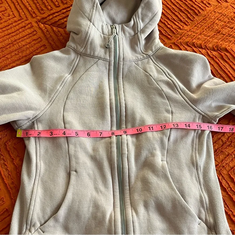 Lululemon Scuba Hoodie *Light Cotton Fleece
Smoky Blush Size 4 Full Zip - Image 6