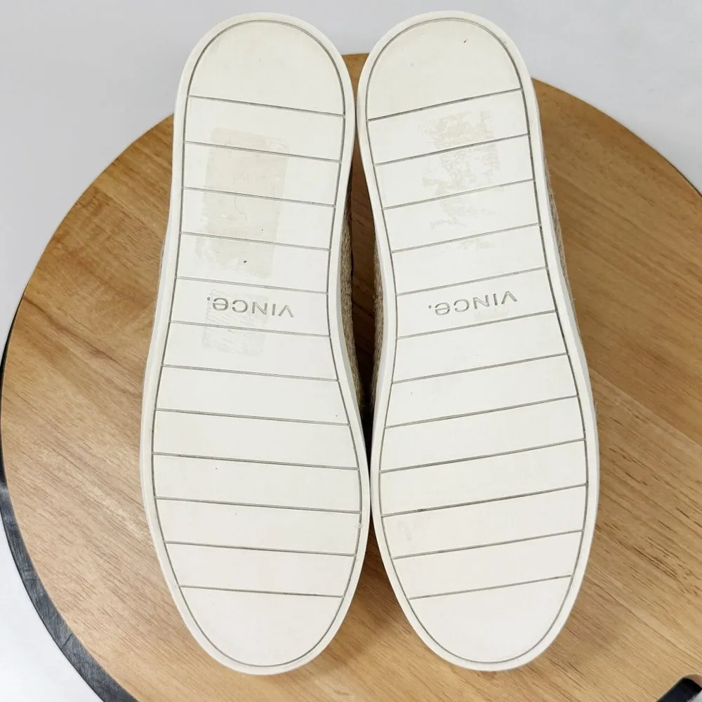 Vince Johan Suede Slip On Sneakers Taupe Tan‎ Womens 8 - Image 8