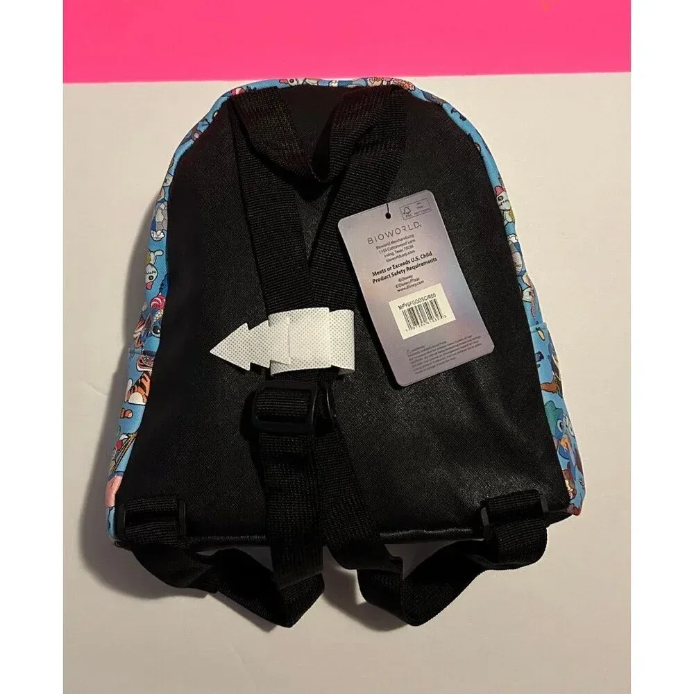 new disneys stitch mini backpack/purse‎ Blue - Image 4