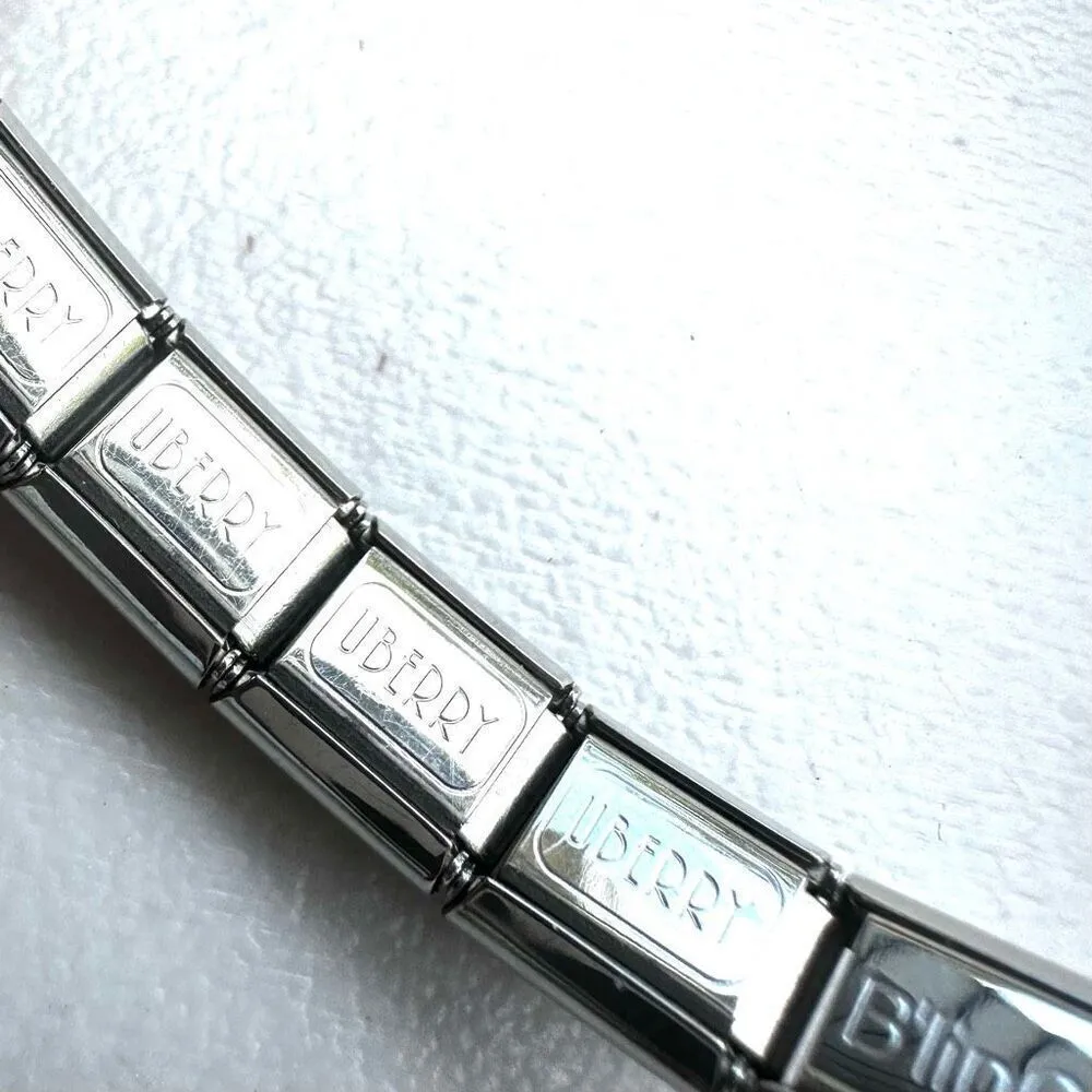 D’LinQ stainless steel link bracelet Silver - Image 7