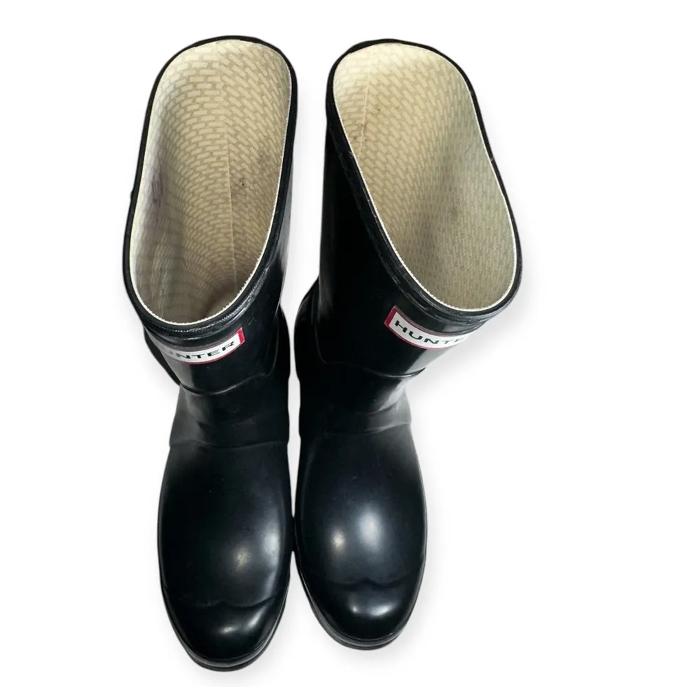 Original Short black Waterproof Rain Boot Size US5M/6F - Image 6