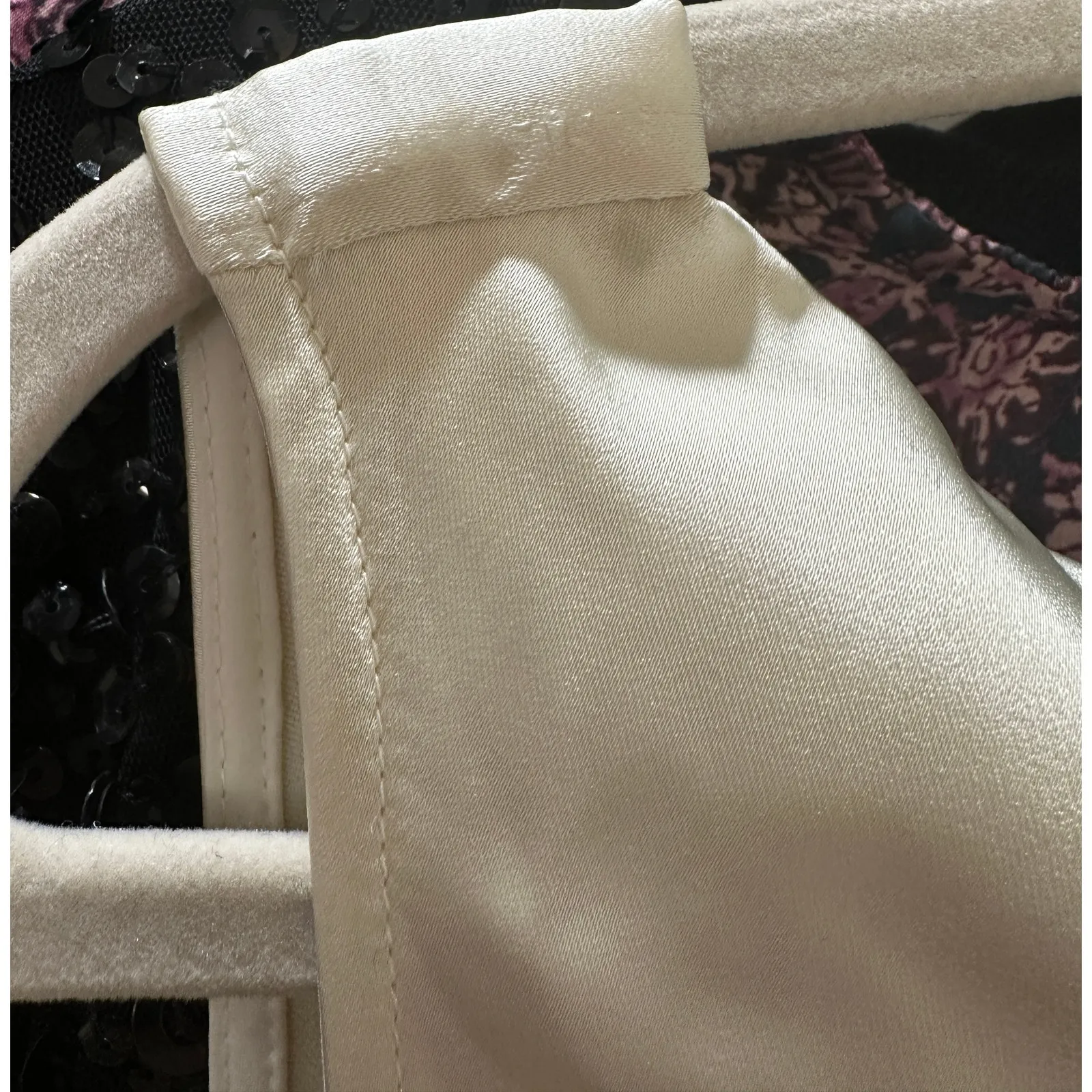 S'edge Elsa Satin Midi Dress Marshmallow Cream Size Small NWT New Years Bridal - Image 13