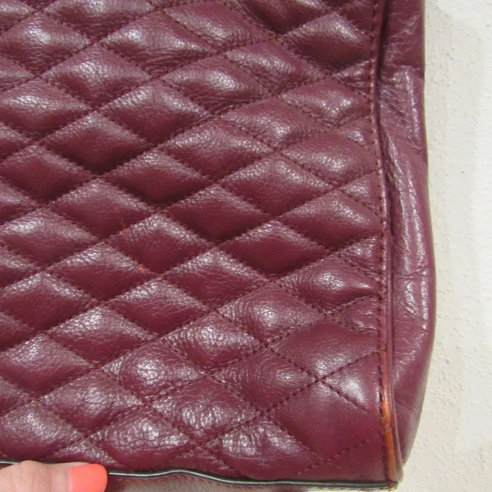 Rebecca Minkoff Love Quilted Tote GUC - Image 4