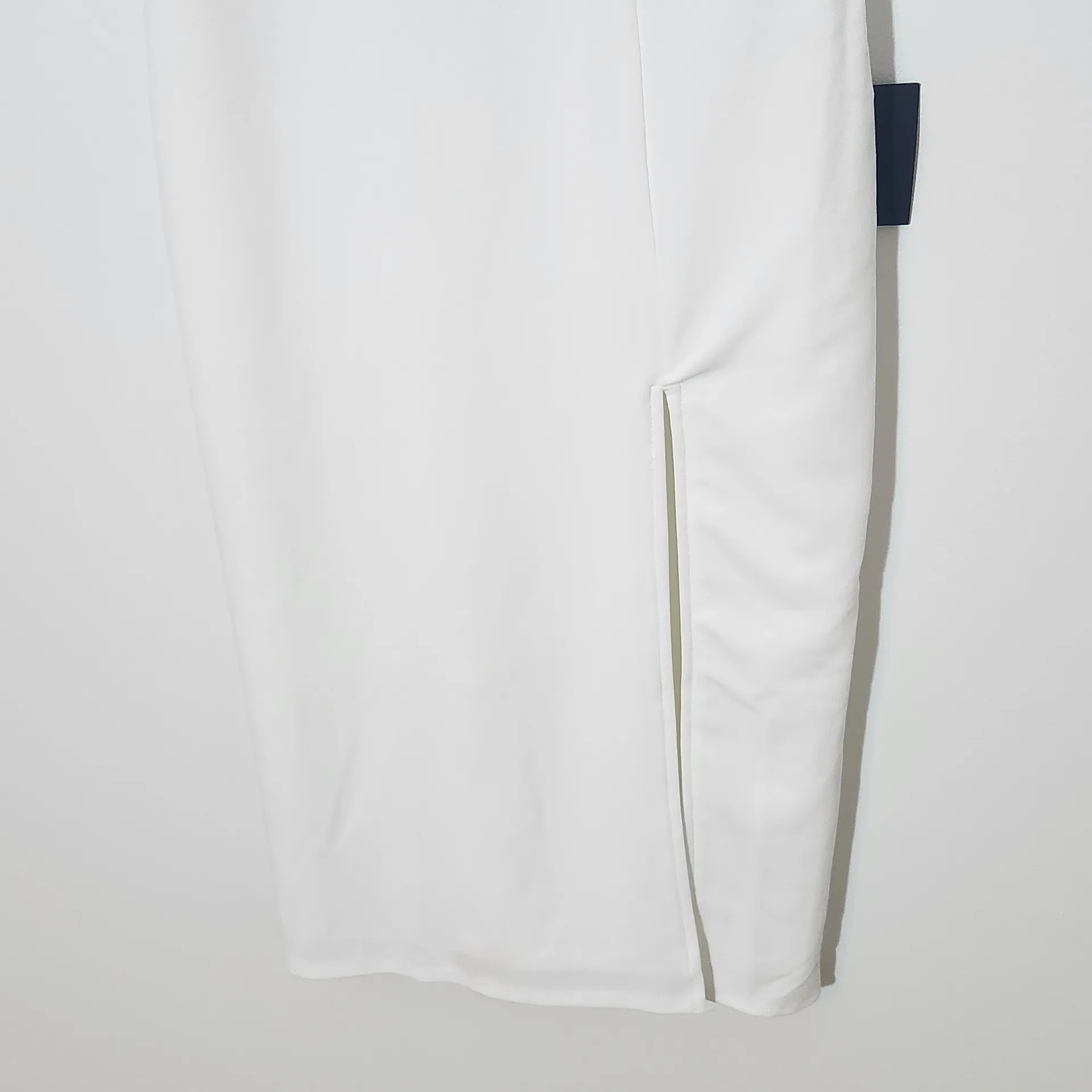 Lulus White Bodycon Midi Dress with Organza Tie Straps NWT Size Small - Image 7