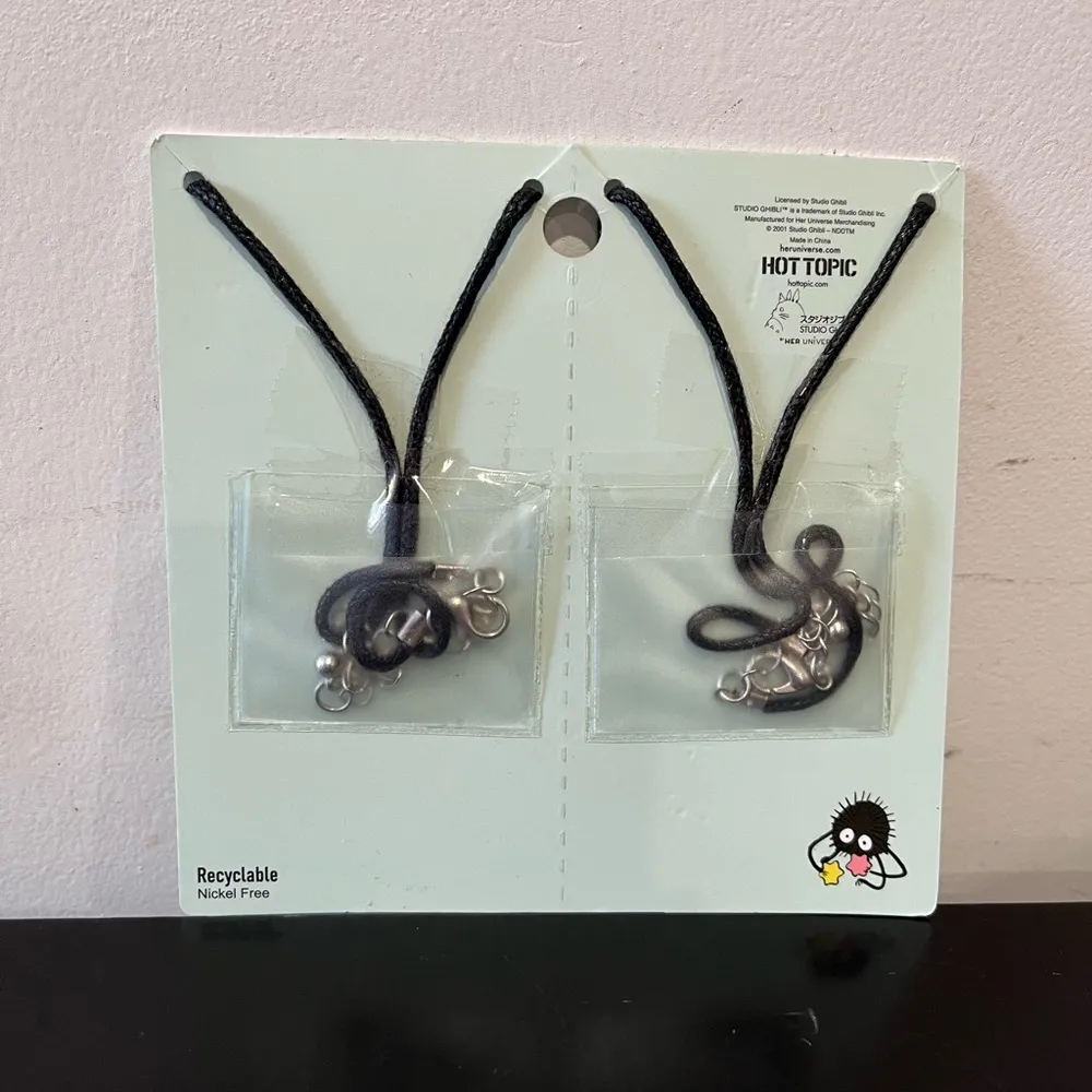 Studio Ghibli Spirited Away Soot Sprite Candy Best Friend Necklace Set - Image 3