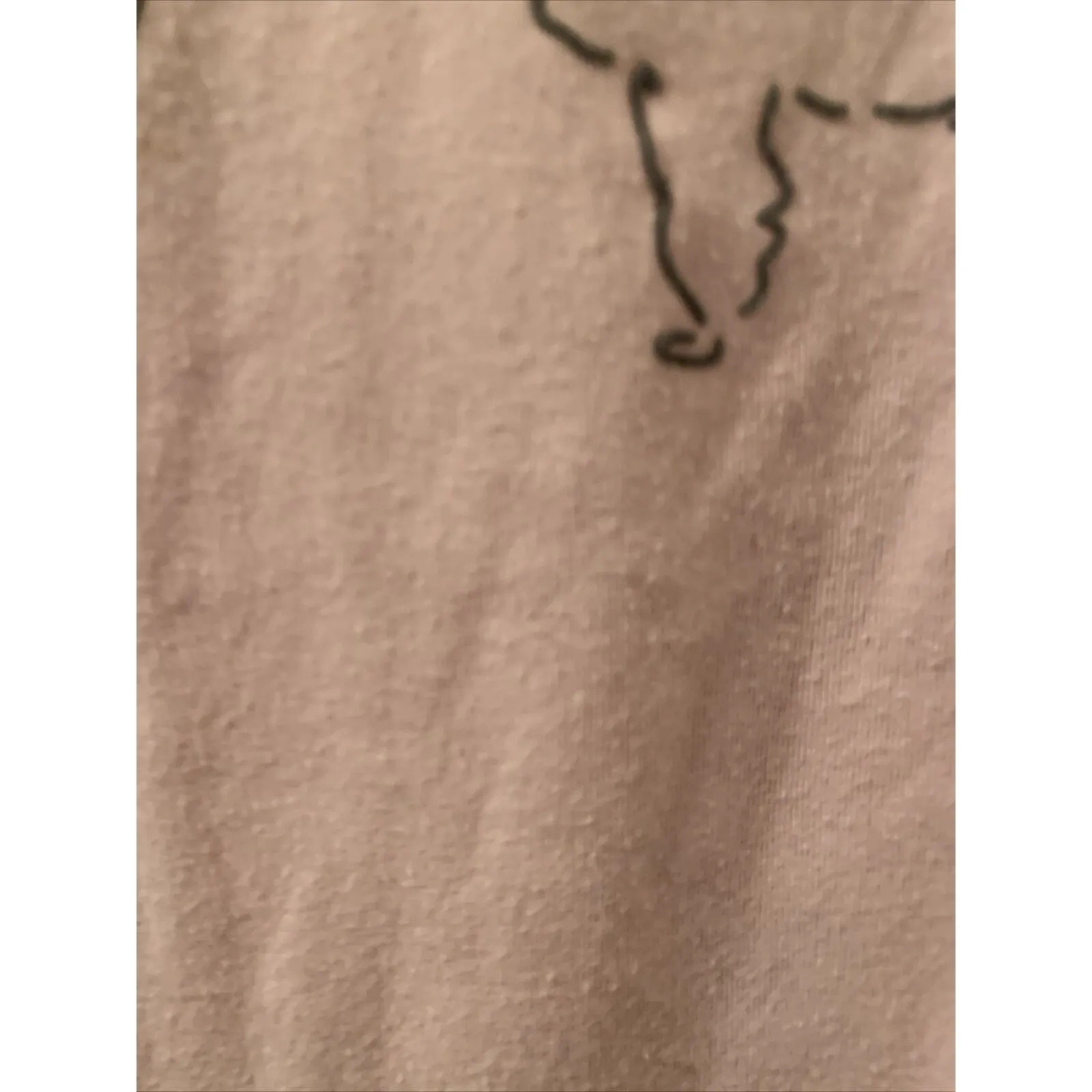 Croft & Barrow Women’s Dog Print Long Sleeve Pajama Top Shirt 1pc Size L Pink - Image 5