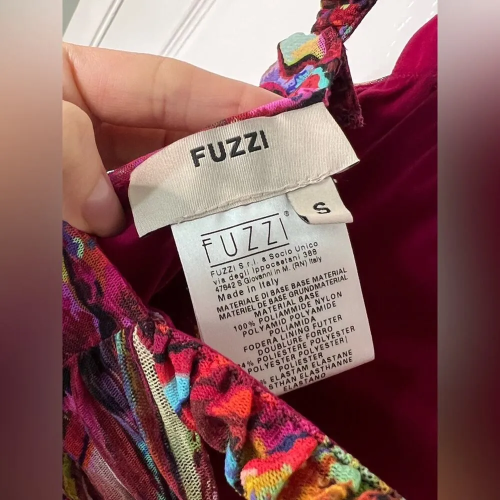 Fuzzi Jean Paul Gaultier Pink Ruched Sleeveless Bodycon Dress 2 - Image 9