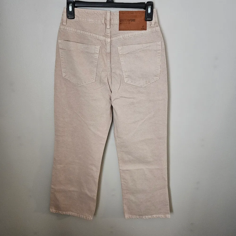 One Teaspoon Jeans Nashville Stone Nomad Mid Waist Vintage Fit Cream Beige - Image 6