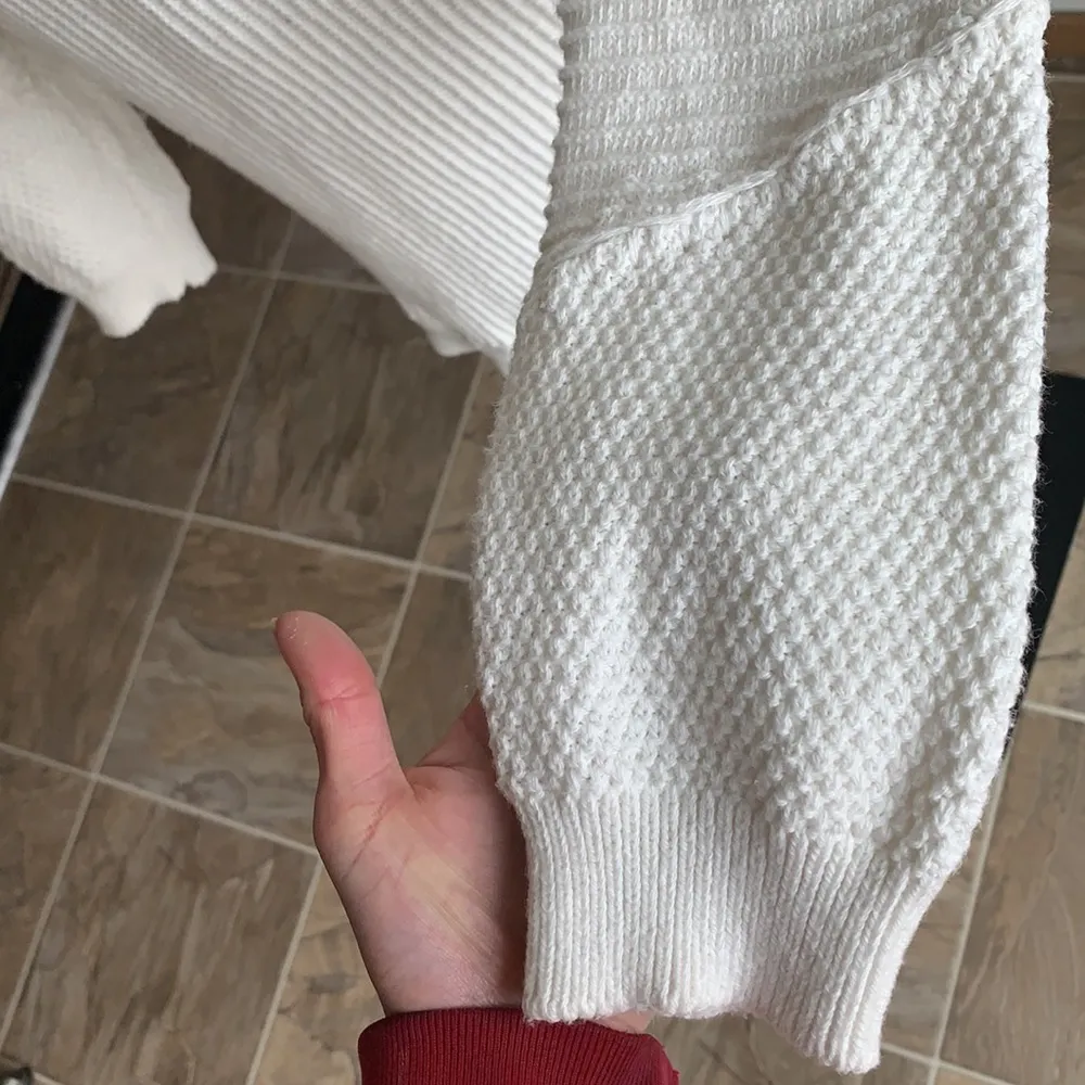 Soft Surroundings White Pullover Tunic Sweater - Image 9