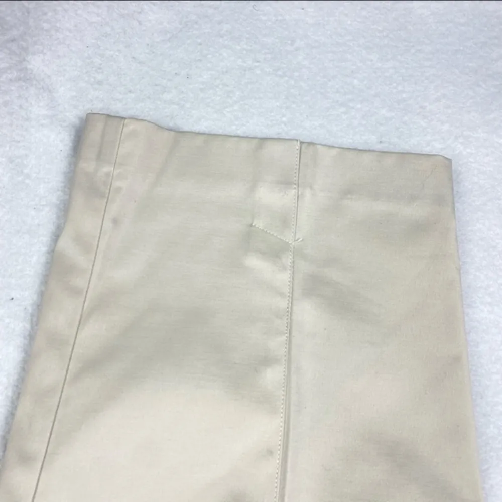 Tail‎ Womens Pants Size 6 Stretch Beige High Rise Straight Leg Cropped - Image 7