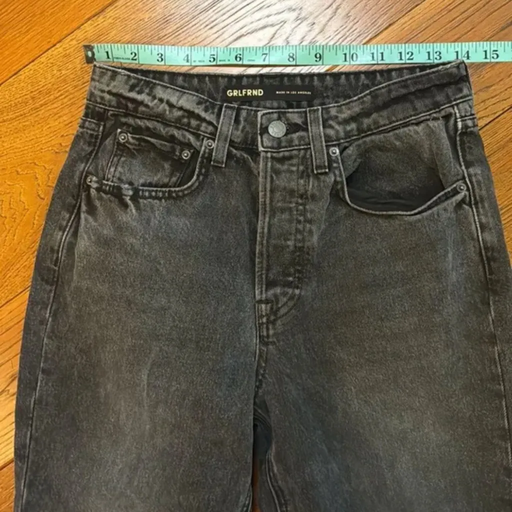 Revolve Grlfrnd karolina High Rise Straight Crop size 26 - Image 13