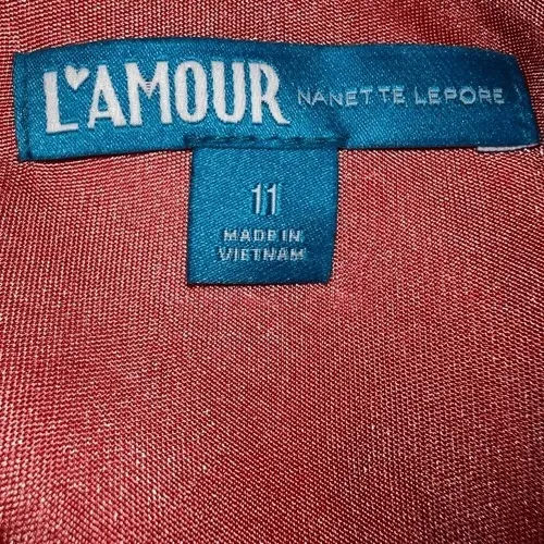 NANETTE LEPORE L'AMOUR Sweetheart Logo‎ Anchor Sun Dress EUC Size 11 - Image 9