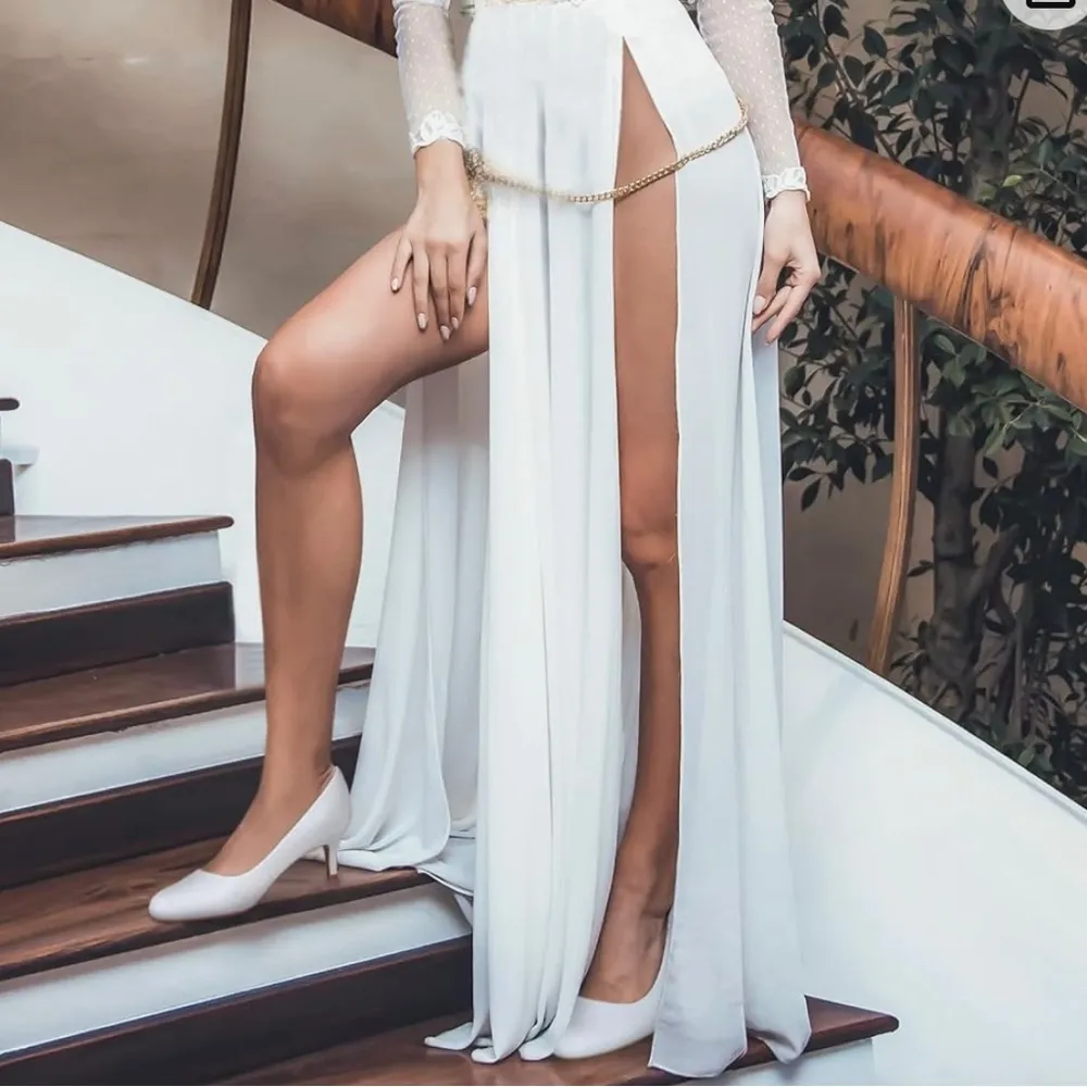 low heel comfortable womens white pumps Size 8 - Image 2