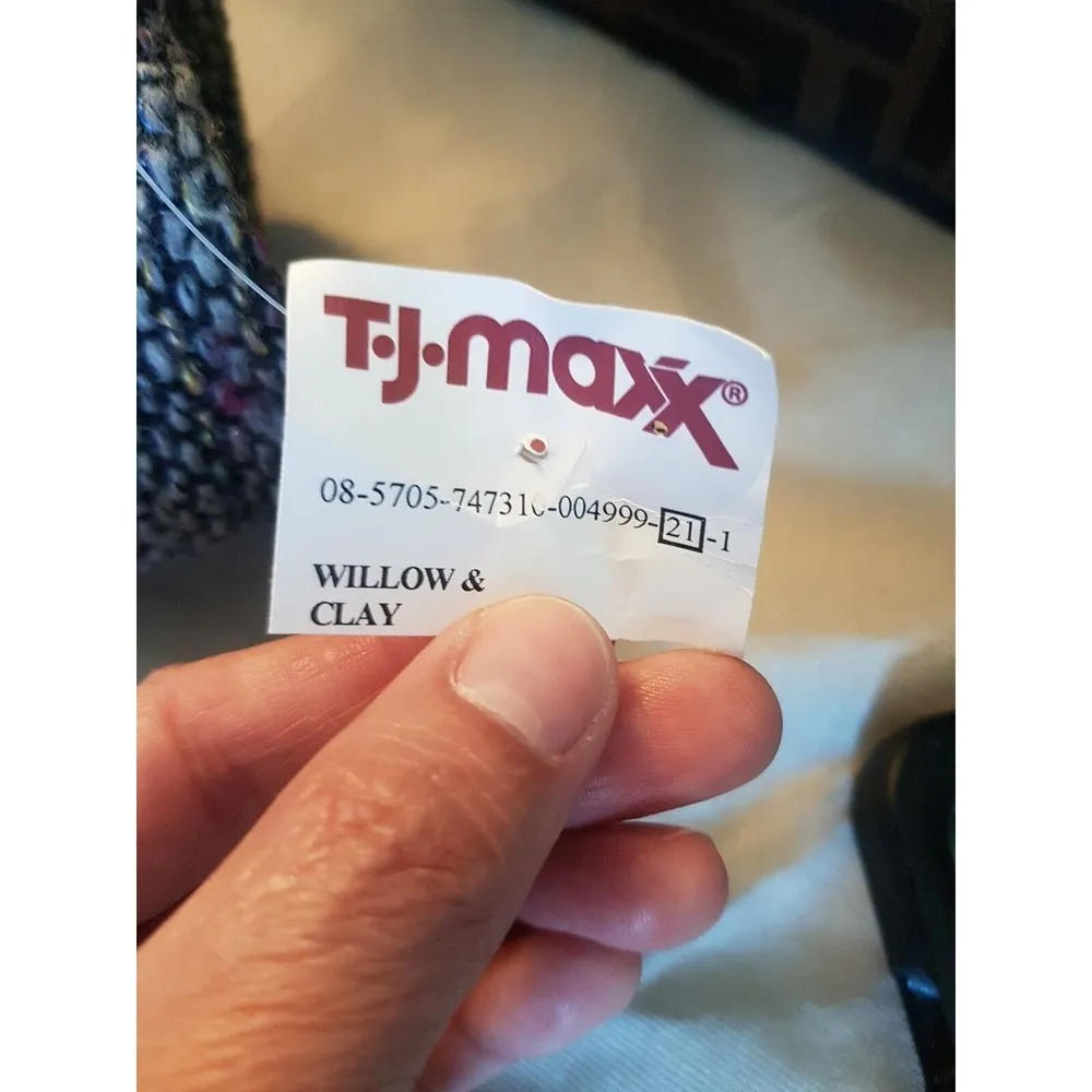 Willow & Clay Womens Open Front Blazer Jacket Cropped Tweed Work Wear Size XS - Image 11