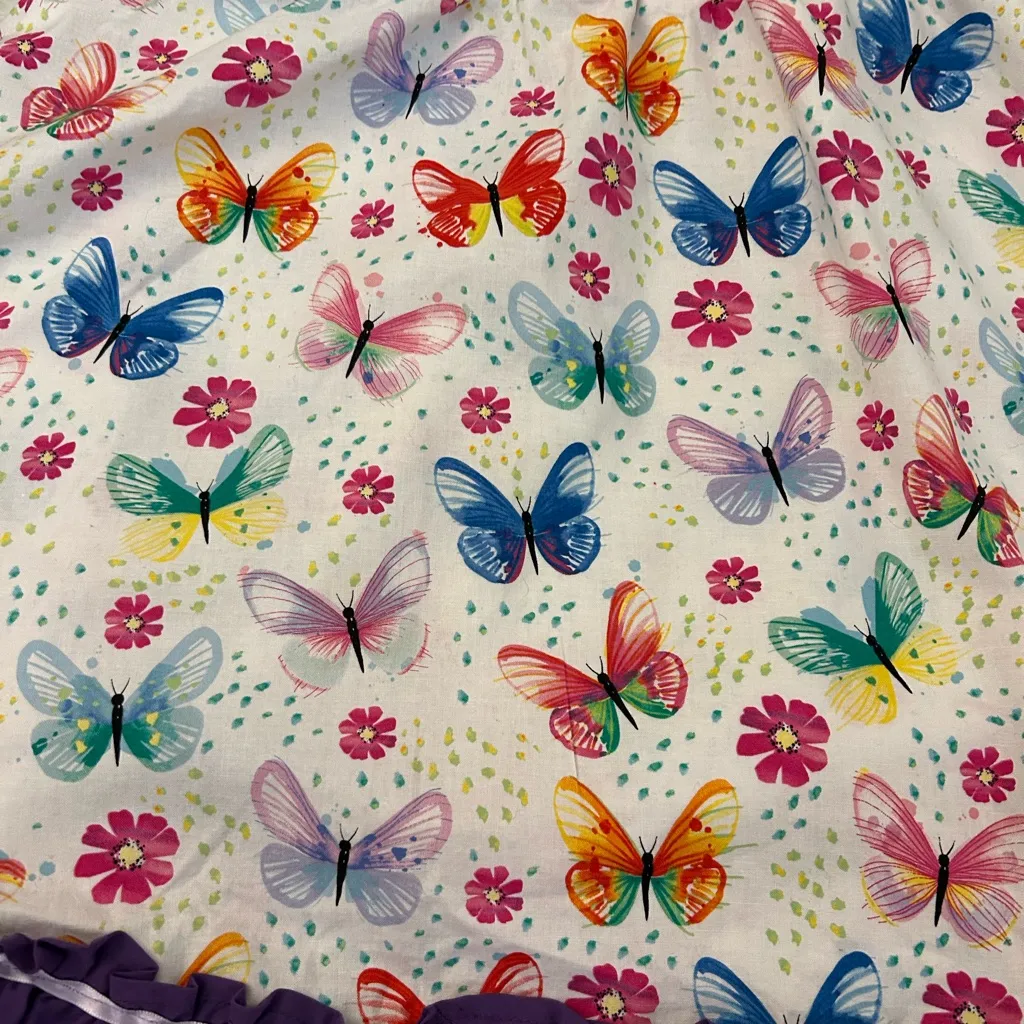 Custom Made Custom Ruffle Bottom Mini Skirt! cotton - Image 3