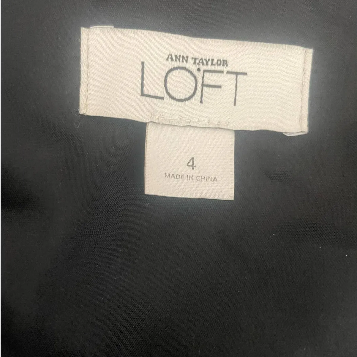 Ann Taylor LOFT Strapless Black Gold Brocade Mini Dress 4 Formal Whimsy Fairy‎ - Image 2