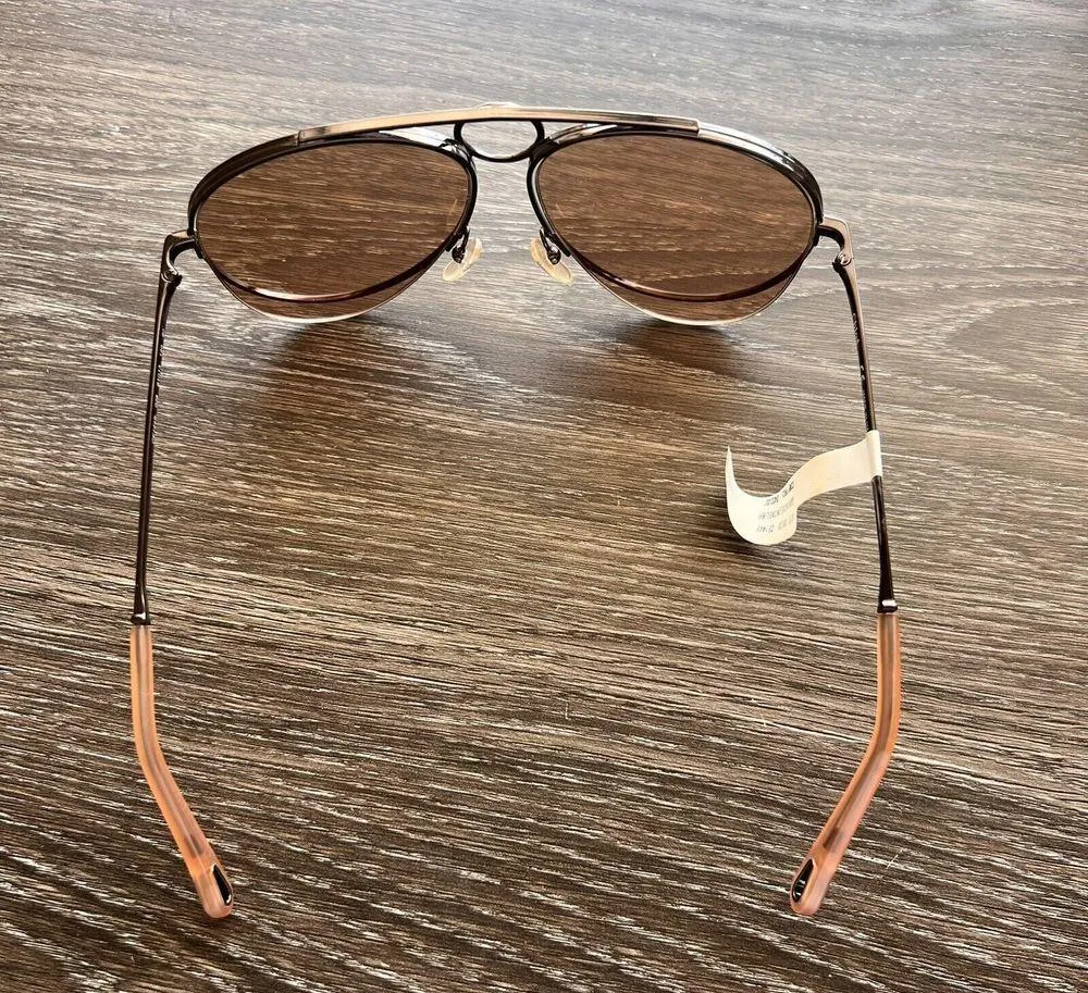 Chloe Romie 61mm Aviator Sunglasses Dark Nickel/Nickel NEW WITH TAGS! - Image 14