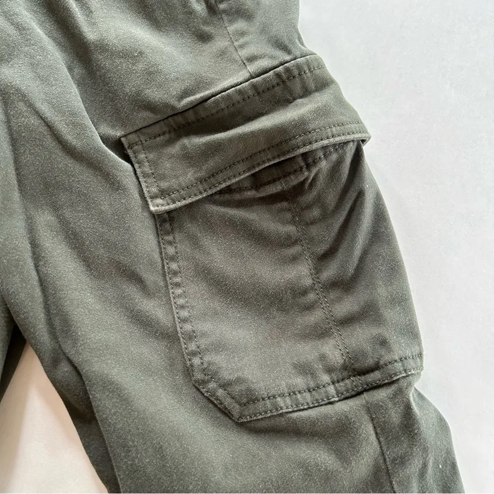 LOFT Skinny High Rise Cargo Pants Legging Army Green 29/8 - Image 5