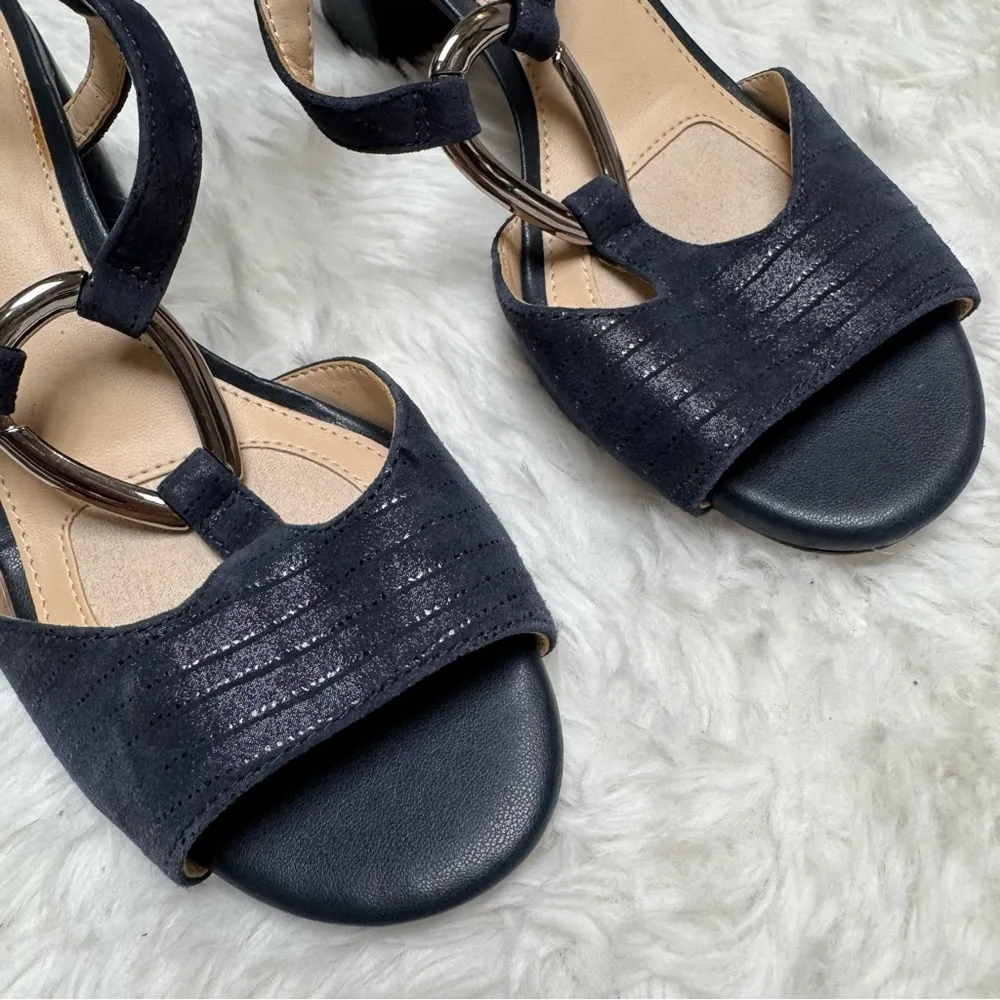 Alex Marie  Navy Blue Darlena Sandals Size 6.5 - Image 5