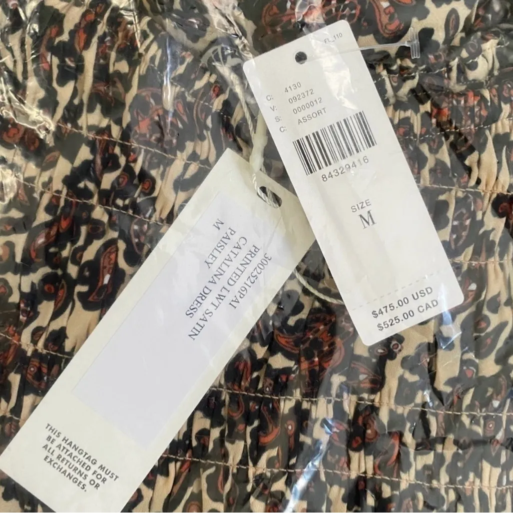 Ciao Lucia Catalina Square Neck Tiered Maxi Dress Soze Medium NWOT - Image 8