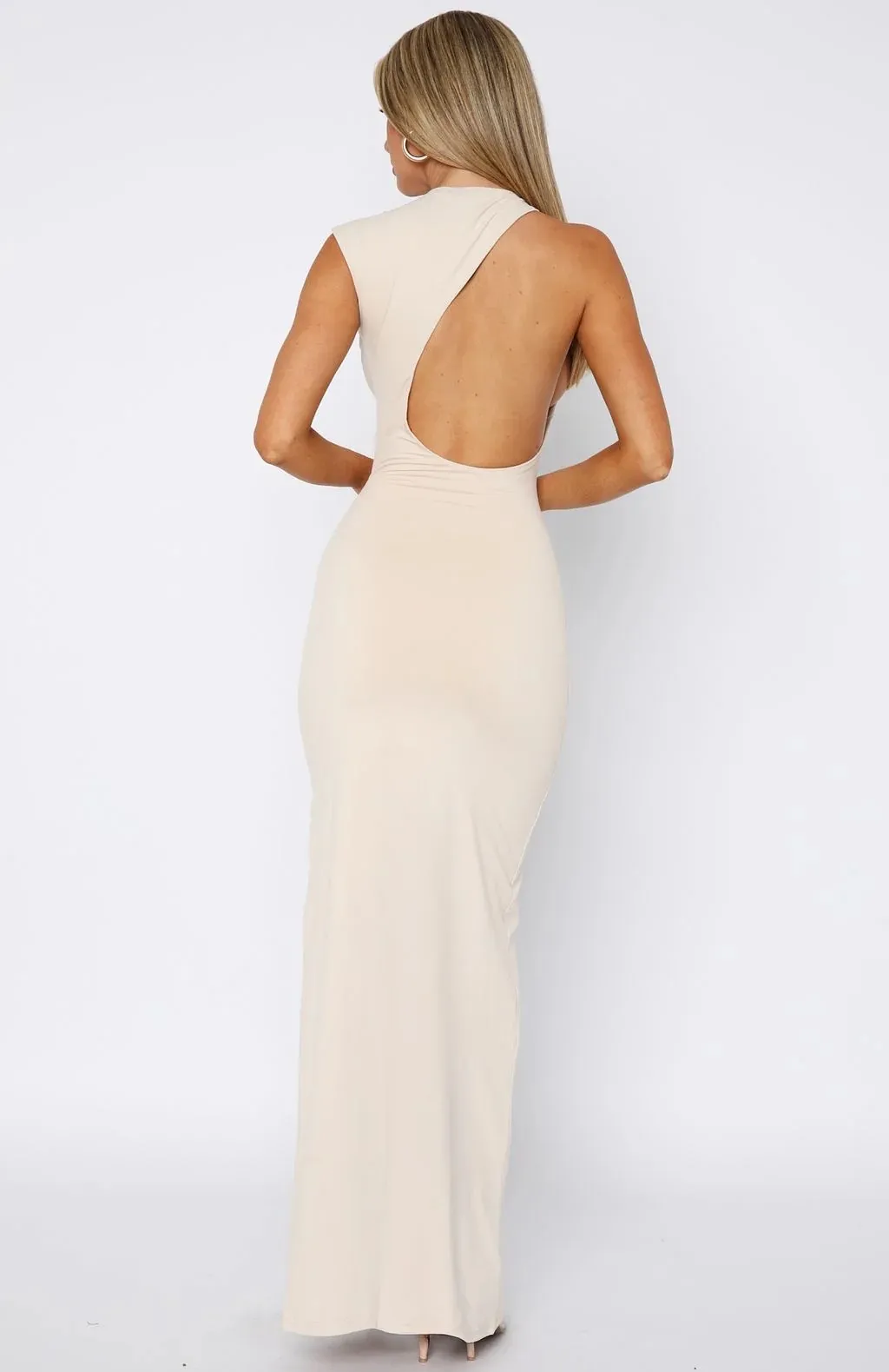 white fox maxi dress Feeling The Heat Lemon Spritz Elegant and chic Truly Unforgettable Maxi Dress Blue