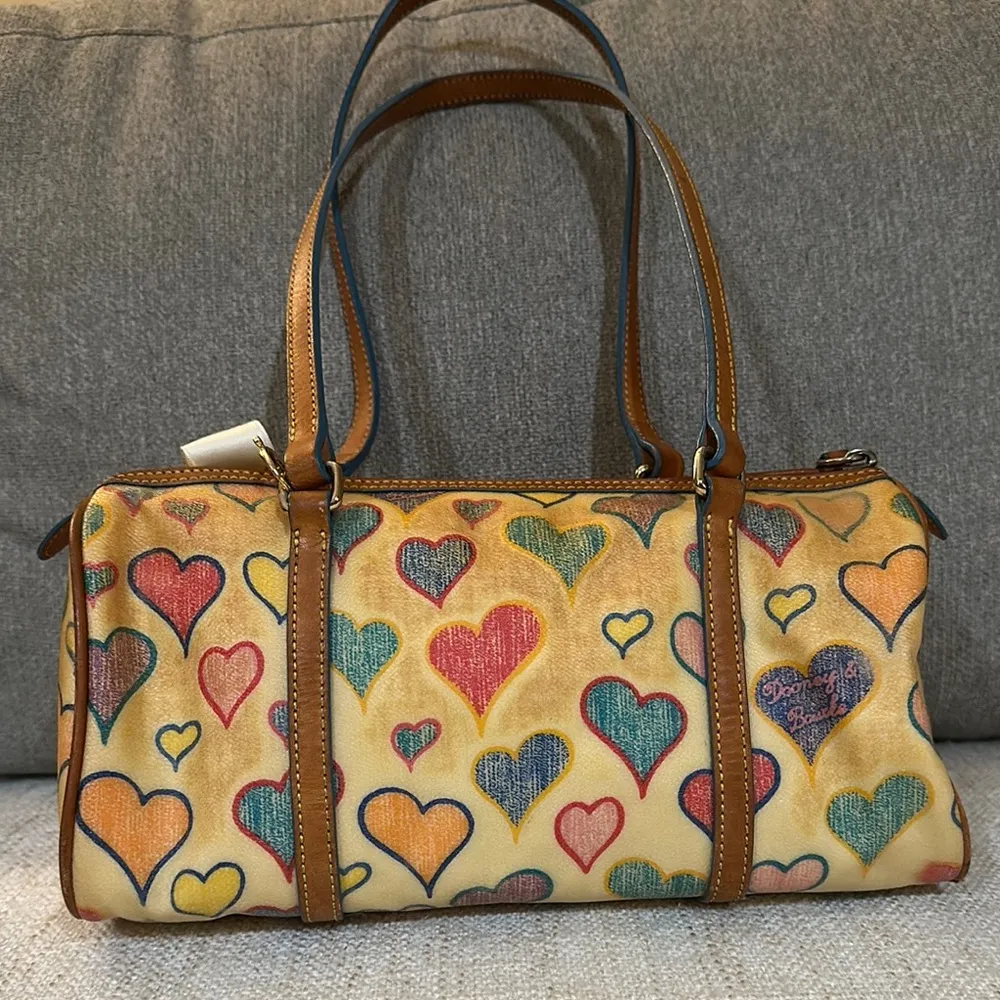 Dooney & Bourke Multicolor Heart Shoulder Bag - Image 2