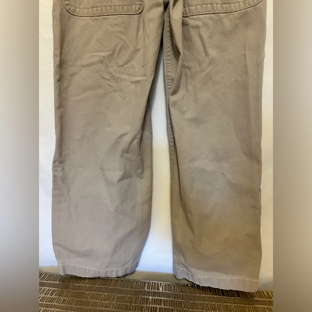 Vintage Y2K Zonz High Rise Baggy Jeans Women’s 12‎ Wide Leg 90s JNCO Style Tan - Image 14