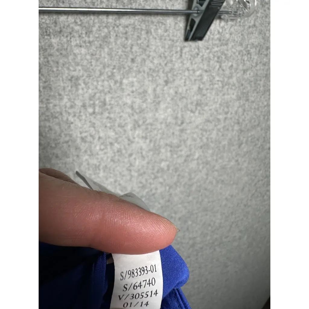 Athleta Medium Womens Running Shorts Biker Blue Black Gym Elastic Pull On - Image 16