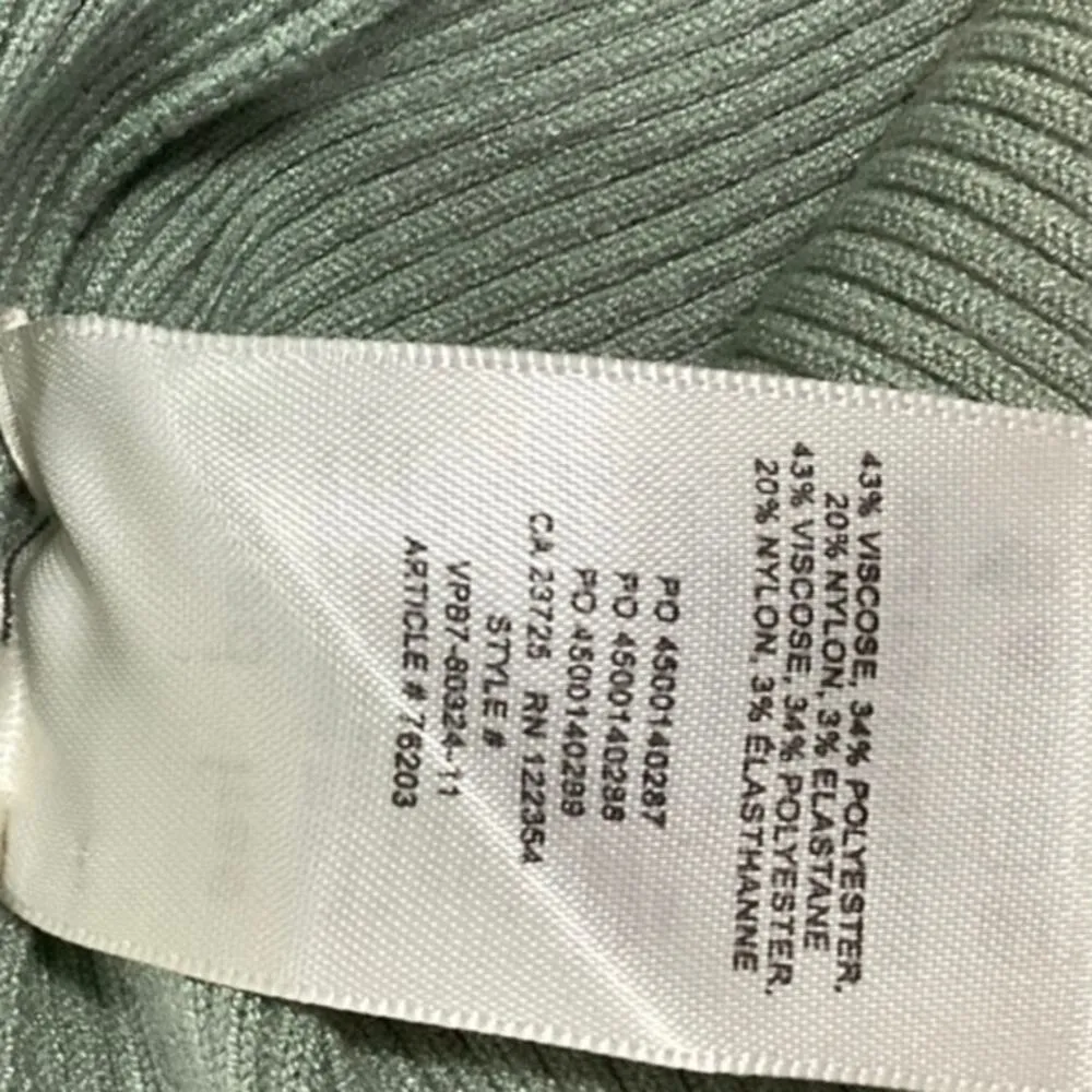 Aritzia Wilfred Free Ribbed Knit Cut Out Cap Sleeve Fitted Bodycon Mini Dress XS - Image 5